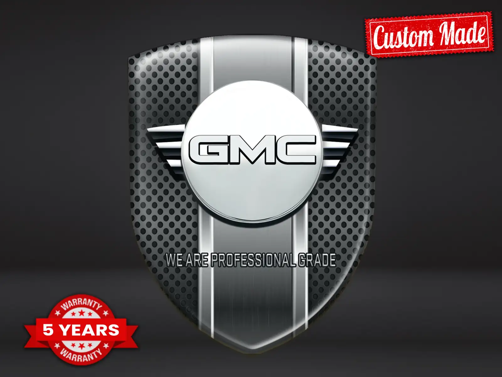 GMC Heckscheibensticker Stilvoll Universal Professionell